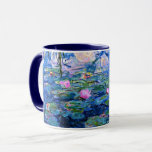 Taza Monet: Water Lilies 1919, famosa pintura<br><div class="desc">Claude Monet: Water Lilies Red,  1919,  Impresionismo arte arte taza de café.</div>