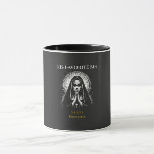 Taza Monja Demoniaca Oscura