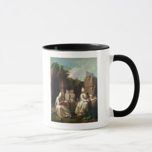 Taza Monjes cartujos en la meditación