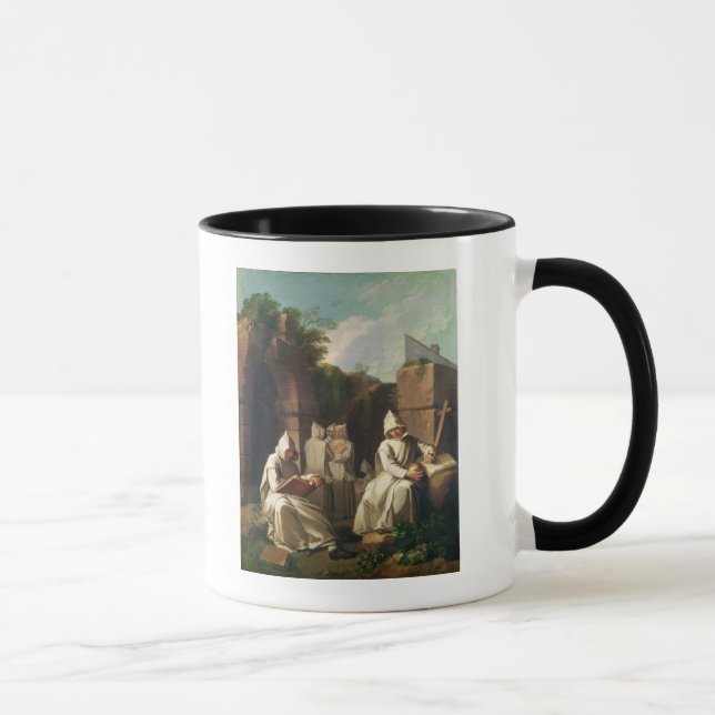 Taza Monjes cartujos en la meditación (Derecha)