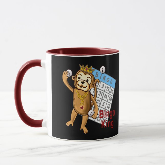 Taza Monkey Bingo King (Izquierda)