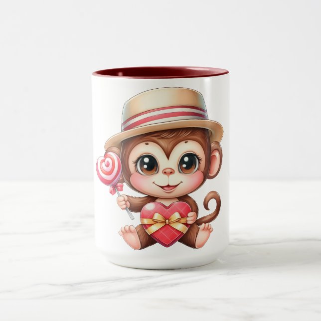 Taza Monkey love (Centro)
