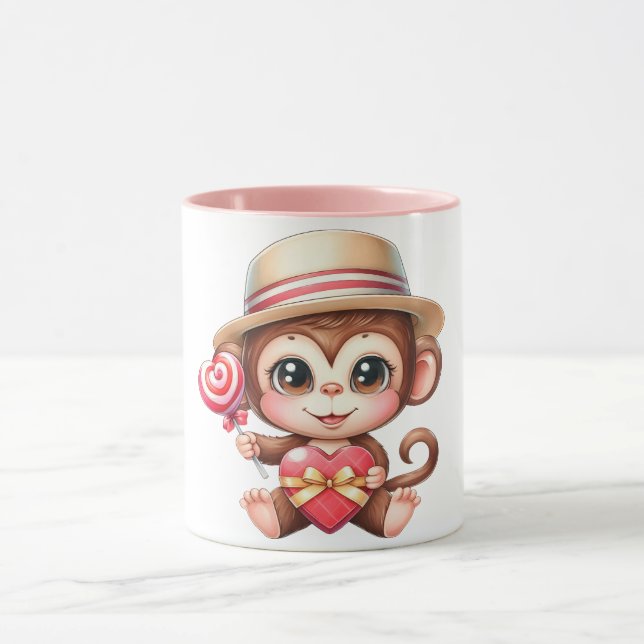 Taza Monkey love Mug (Centro)