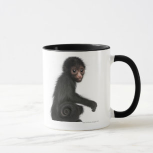 Taza mono de araña Rojo-hecho frente - paniscus del