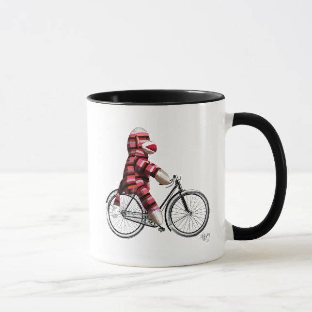 Taza Mono de media luna en bicicleta (Derecha)