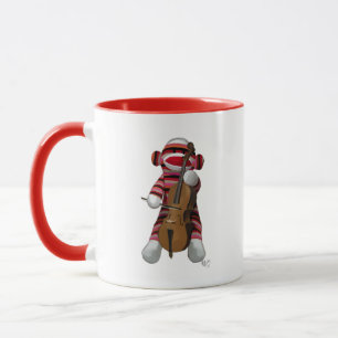 Taza Mono de media luna y Cello