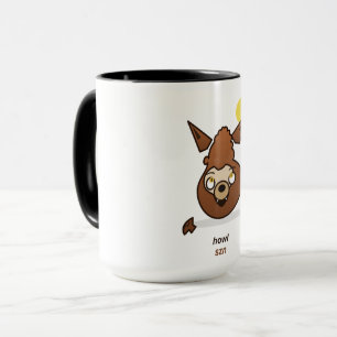 Taza Mono Lindo De La Temporada De Aullidos Diseño De L