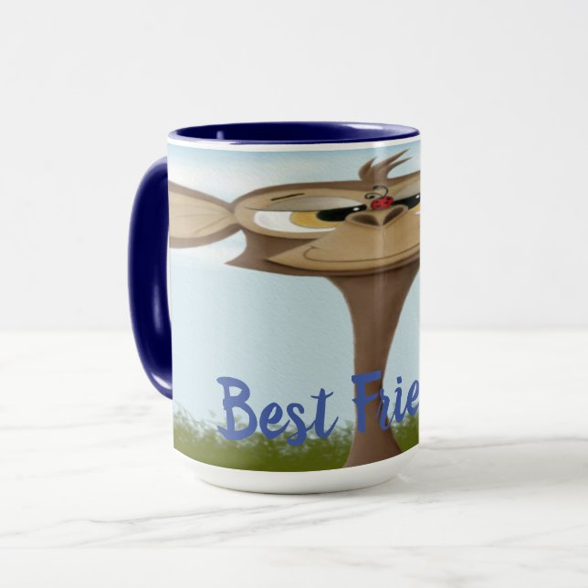 Taza Mono tonto y Ladybugs (Anverso izquierdo)