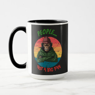 Taza Mono verde enojado de Guerrero Urbano