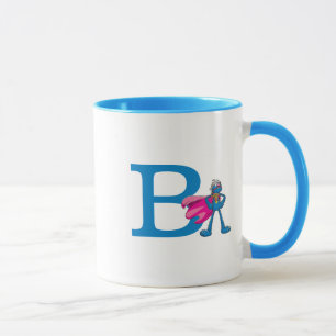 Taza Monograma B de Super Grover