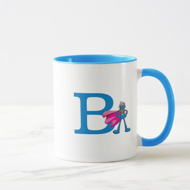 Taza Monograma B de Super Grover (Derecha)
