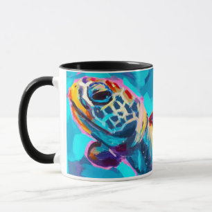 Taza Monograma café de tortuga marina