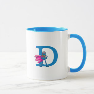 Taza Monograma D Super Grover
