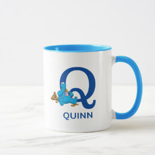Taza Monograma de cocina comiendo cookies Nombre y Mono
