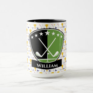 Taza Monograma de golfistas