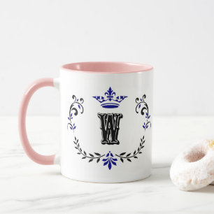 Taza Monograma de la corona "W"