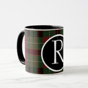Taza Monograma de la plaqueta de búfalo SImple Mug