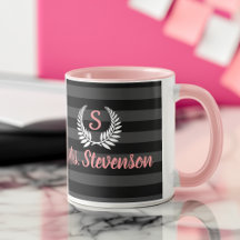 Monograma de Laurel Negro personalizado
