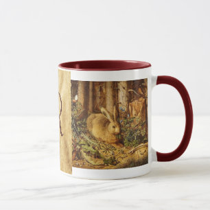 Taza Monograma de RABBIT (liebre joven)