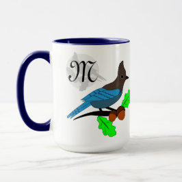 Taza Monograma de Steller Blue Jay