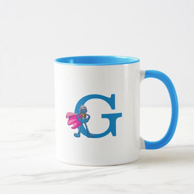 Taza Monograma de Super Grover G (Derecha)