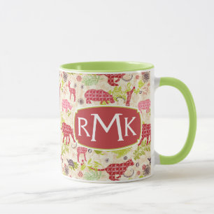 Taza Monograma del paraíso el de la selva