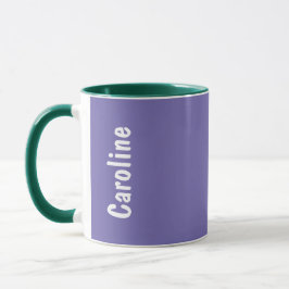 Taza Monograma elegante de escritura de firma