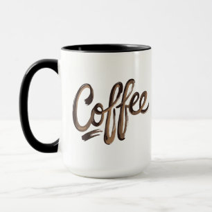 Taza Monograma elegante personalizado para café