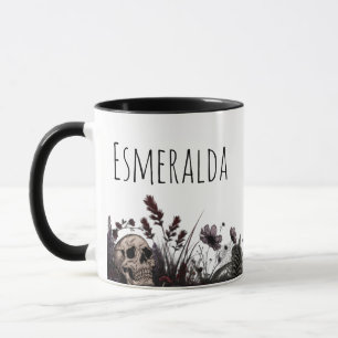 Taza Monograma Floral Gótico Café Té