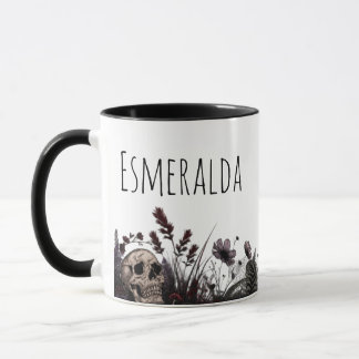 Taza Monograma Floral Gótico Café Té