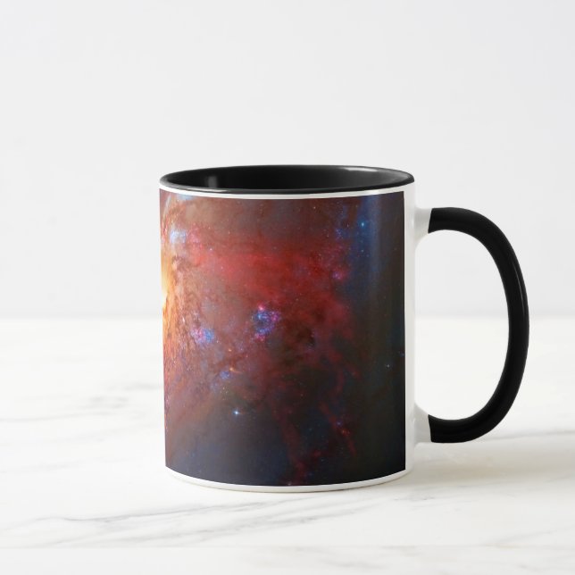 Taza Monograma, Galaxia espiral M106, Canes Venatici (Derecha)