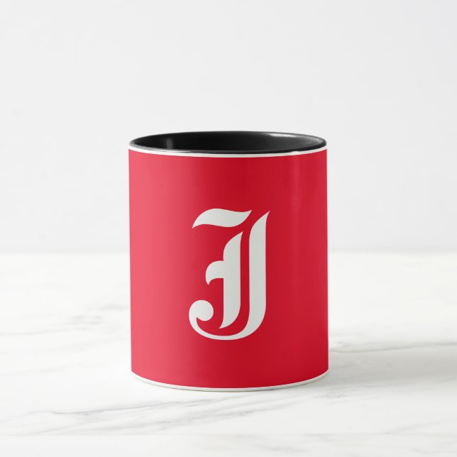 Taza Monograma J elegante (Centro)