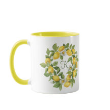 Monograma Lemon Amarillo Verde