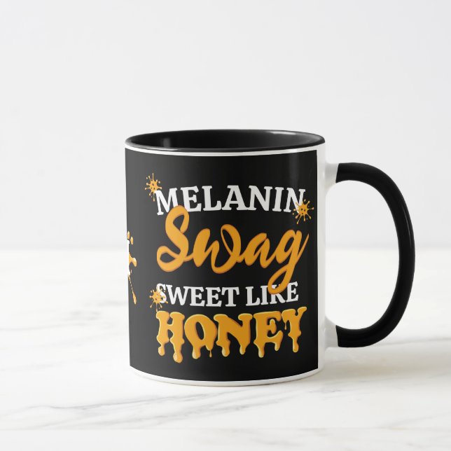 Taza Monograma MELANIN Dulce Como Honey SWAG (Derecha)