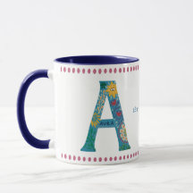 Monograma Mug - Edición Aura | Alfabeto místico
