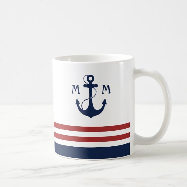 Taza Monograma náutico (Derecha)