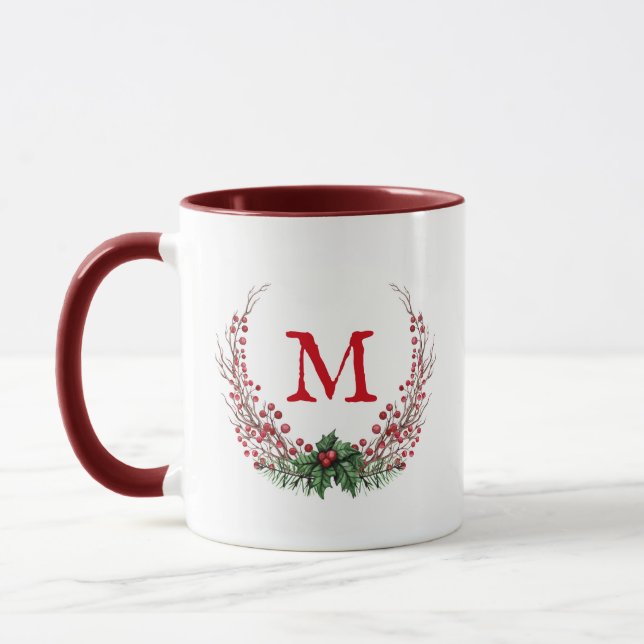 Taza Monograma navideño  (Izquierda)