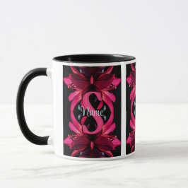 Taza Monograma Personalizado con tu Nombre y Letra Inic