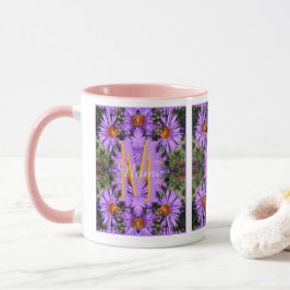 Taza Monograma Personalizado Inicial Nombre Abeja de Mi