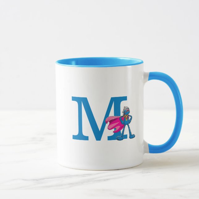 Taza Monograma Super Grover M (Derecha)