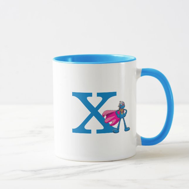 Taza Monograma Super Grover X (Derecha)