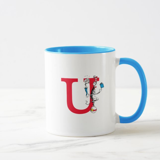 Taza Monograma U de la Ley de Equilibrio de Gatos en el (Derecha)
