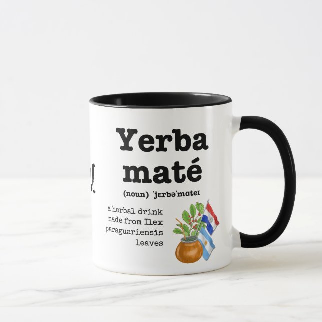 Taza Monograma YERBA MATE Definition (Derecha)