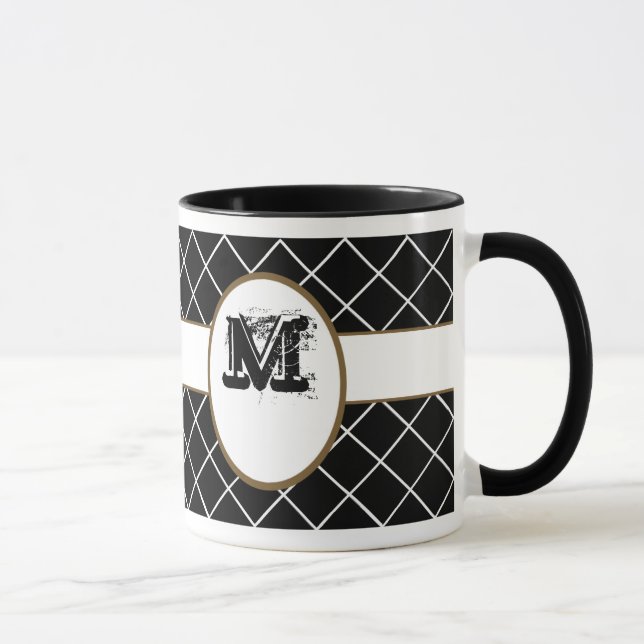 Taza Monogramados de Black Brown (Derecha)