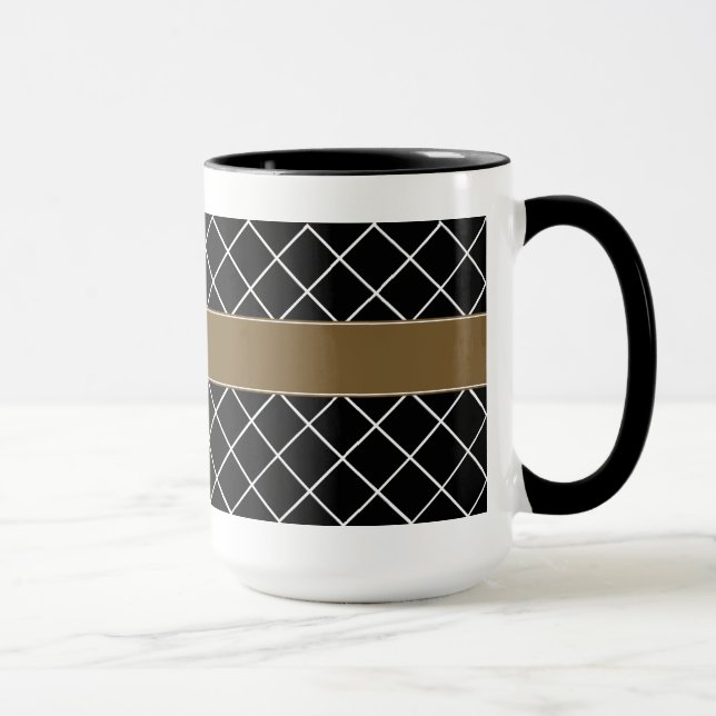 Taza Monogramados de Black Brown (Derecha)