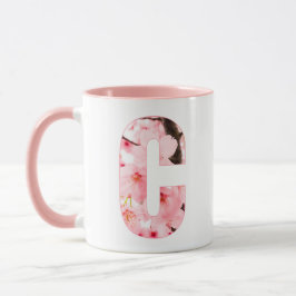 Taza Monogrammed Sakura Mug with Customizable Name