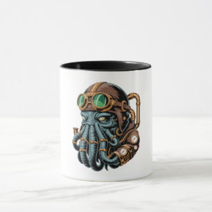 Taza monstruo Cthulhu steampunk