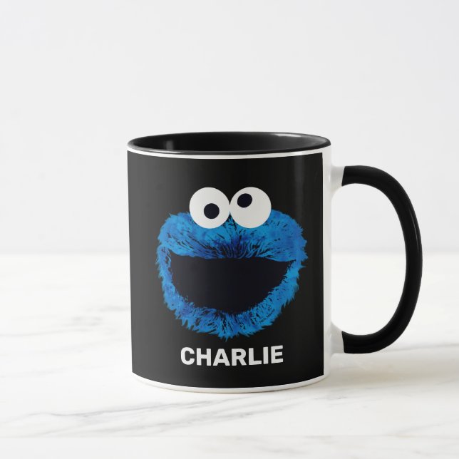 Taza Monstruo de cookie personalizado | Tendencia acuar (Derecha)