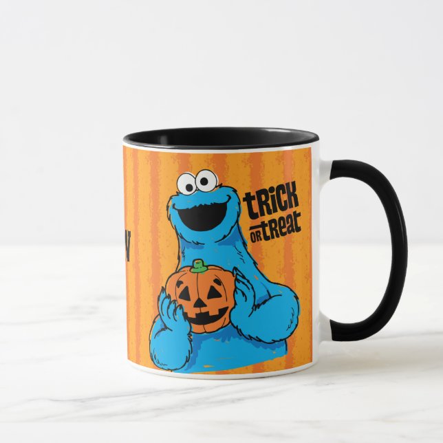 Taza Monstruo De Cookie - Truco O Tratamiento | Añadir  (Derecha)