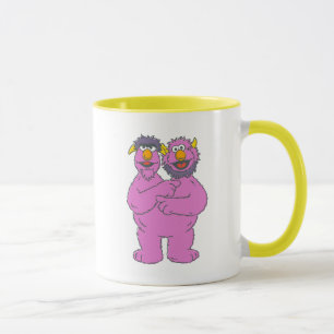 Taza Monstruo de dos cabezas de Sesame Street